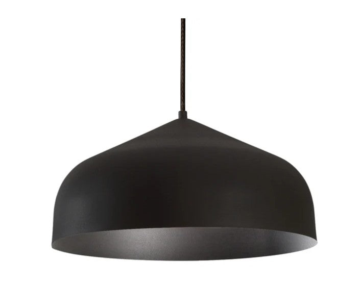 Kuzco 49117-BK/BK Helena 17-in Black/Black 1 Light Pendant - Atlantic Lighting