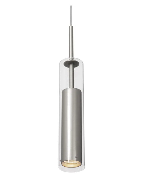 Kuzco 41411-BN Jarvis 3-in Brushed Nickel 1 Light Pendant - Atlantic Lighting