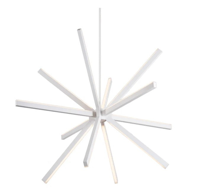 Kuzco CH14348-WH Sirius 48-in White LED Chandeliers - Atlantic Lighting
