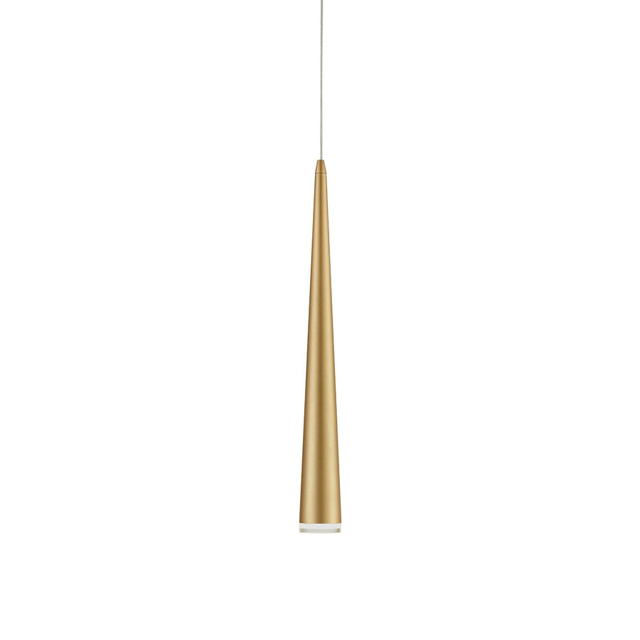 Kuzco 401215BG-LED Mina 24-in Brushed Gold LED Pendant - Atlantic Lighting