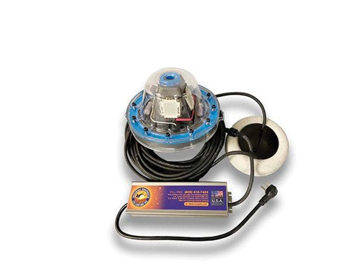 Incredible Underwater LED Lighting MW-B80 Blue Mega-Watt Underwater LED Lighting System (80 foot power cord) - Atlantic Lighting
