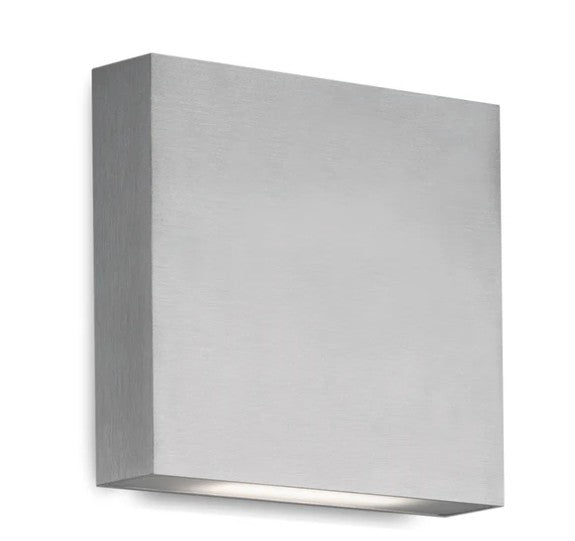 Kuzco AT6606-BN-UNV Mica 6-in Brushed Nickel LED All terior Wall - Atlantic Lighting