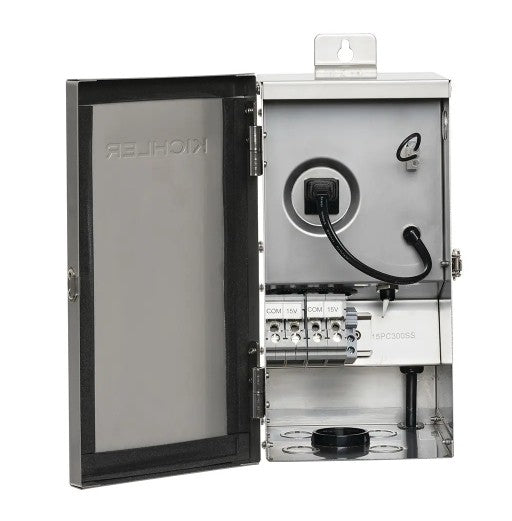 Kichler 15PC300SS Pro-Contractor Series 300W Transformer | 15V Stainless Steel - Atlantic Lighting