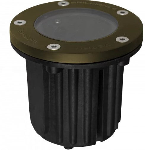 Brilliance BD-WL-MR16-FLAT-BZ-NL Black Diamond MR16 Flat Top Well Light, Bronze w/MR16 Socket No Lamp - Atlantic Lighting