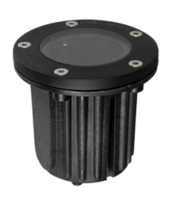 Brilliance BD-WL-MR16-FLAT-BK-NL Black Diamond MR16 Flat Top Well Light w/MR16 Socket NL - Atlantic Lighting