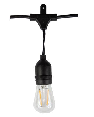 Brilliance BISTROKIT-26-12V-NL Low Voltage Bistro Kit, 26' length w/ hanging hardware accessories, lamps not included - Atlantic Lighting