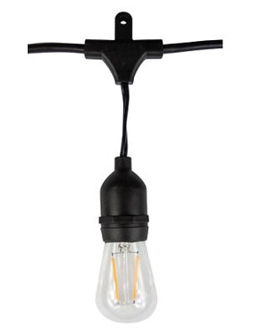 Brilliance Low Voltage Bistro Kit, 26' length w/ hanging hardware accessories, lamps not included