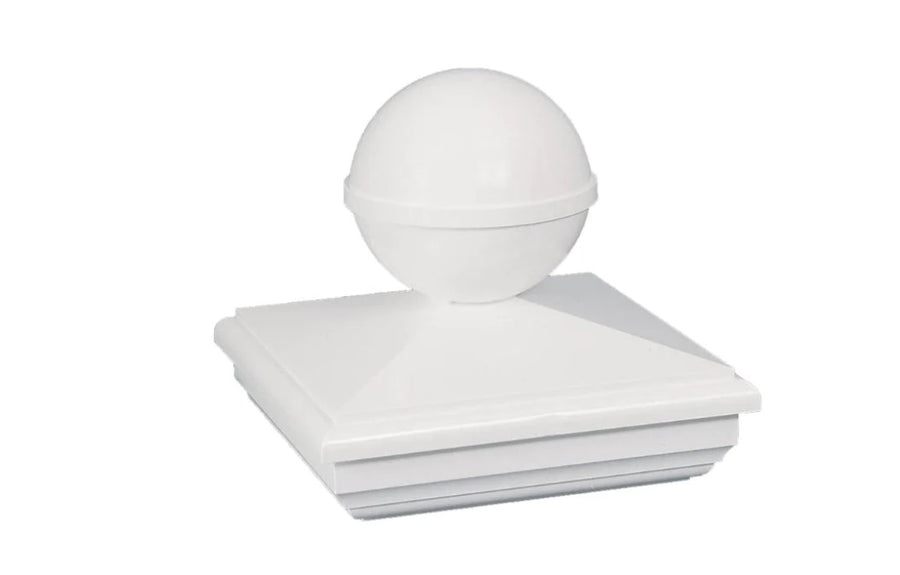Classy Caps BN255 5X5 New England Ball Pvc Post Cap - Atlantic Lighting