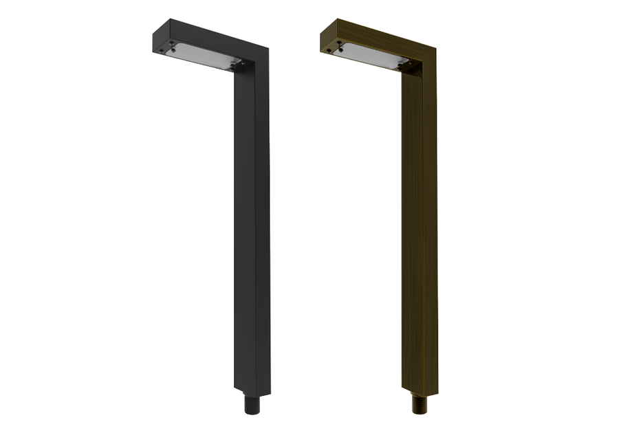 Brilliance Black Diamond modern path light in black and bronze finishes
