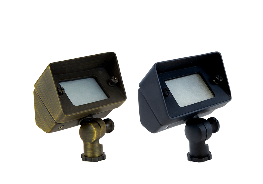 Brilliance Black Diamond wall wash in black and bronze finishes