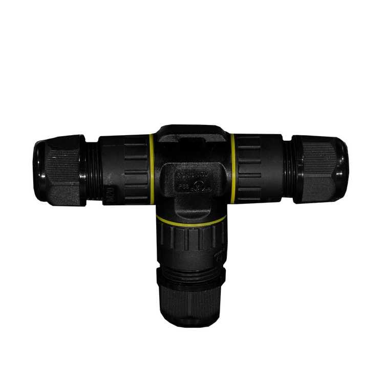 Brilliance low-voltage bistro T connector for a center feed