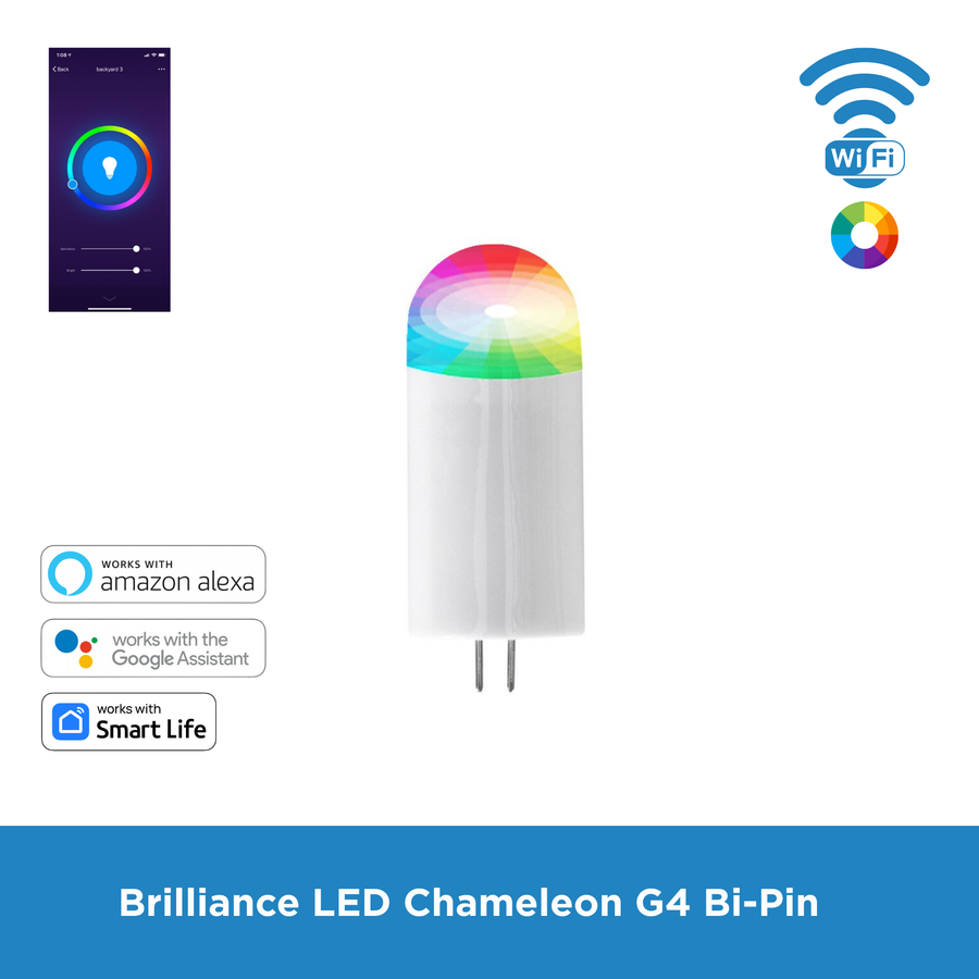 Brilliance Chameleon G4 RGBW LED lamp detail