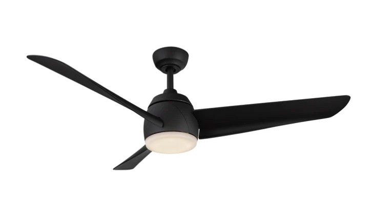 Kuzco CF91954-MB Thalia 54-in Matte Black LED Ceiling Fan - Atlantic Lighting