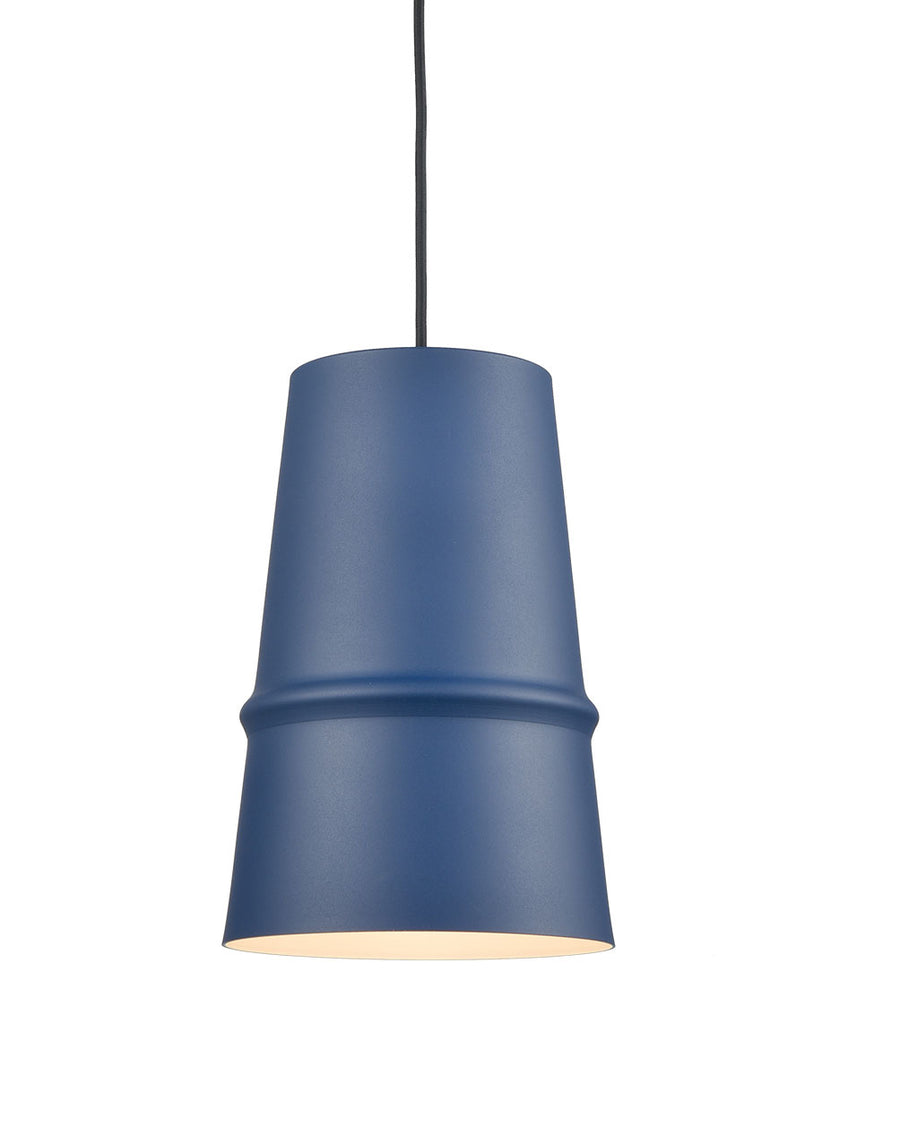 Kuzco 492208-IB Castor 8-in Indigo Blue 1 Light Pendant - Atlantic Lighting