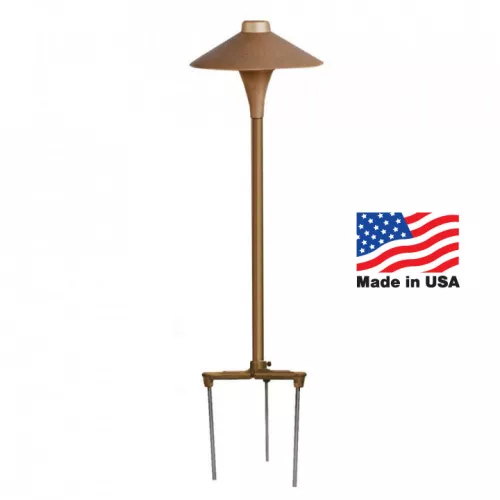 CAST CCH2CB Classic Large China Hat solid bronze low voltage path light
