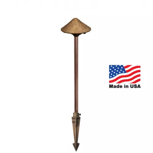 CAST CCPLCABL Craftsman Cabana bronze low voltage path light