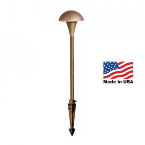 CAST CMU1CB Classic Small Mushroom solid bronze low voltage path light