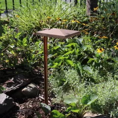 CAST CPL1CB Classic Prairie bronze path light installed in a garden
