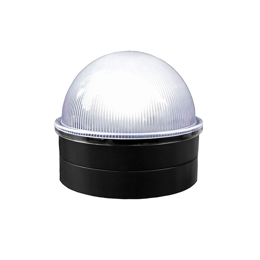 Classy Caps CH2233B Black Chainlink Summit Solar Post Cap - Atlantic Lighting