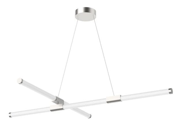 Kuzco CH18548-BN Akari 48-in Brushed Nickel LED Chandeliers - Atlantic Lighting