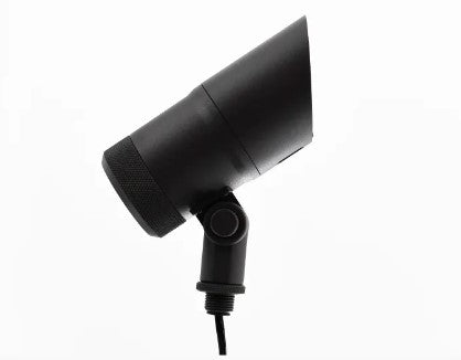 Lumien D5A1-15W-30K-BK Black Aluminum Spot Light, 15 Watts, Standard Dimming, 10-15V, 1200 Lumens, 3000K, w/ 40 Degree Beam Spread Lens & Hex Louver - Atlantic Lighting