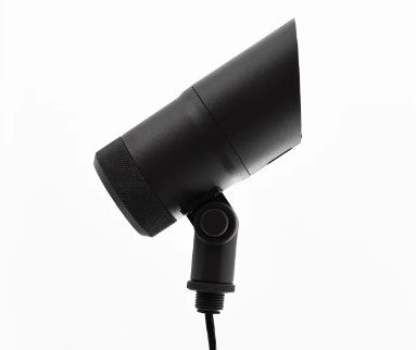 Lumien D5A1-15W-27K-BK Black Aluminum Spot Light, 15 Watts, Standard Dimming, 10-15V, 1200 Lumens, 2700K, w/ 40 Degree Beam Spread Lens & Hex Louver - Atlantic Lighting
