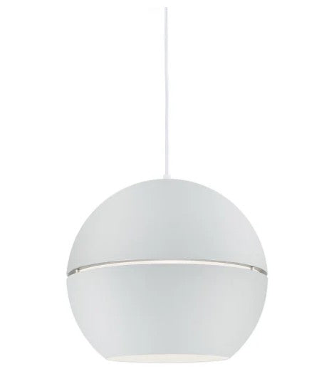 Kuzco 494016-WH Lucas 16-in White 1 Light Pendant - Atlantic Lighting