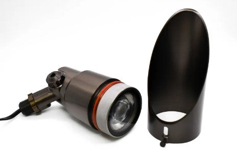 Lumien D6B2-10W-27K-A Brass Down Light, Modular Light Source, 10W, 700 Lumens, 2700K, w/ : (3) Beam Spread Lens (15 Degree, 40 Degree, 60 Degree) - Atlantic Lighting