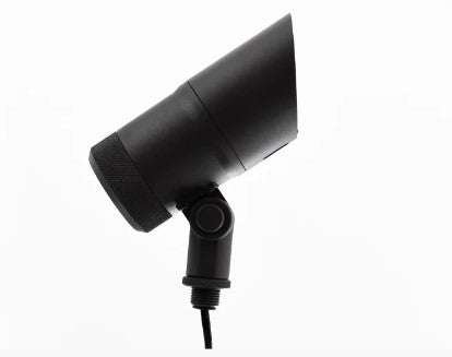 Lumien D7A1-12W-BK Black Aluminum Spot Light, 12 Watts, Dimmable (WW - 2700-5700K), 10-15V, 840 Lumens, w/ 40 Degree Beam Spread Lens & Hex Louver - Atlantic Lighting