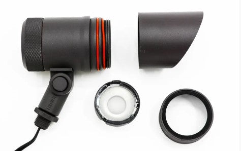 Lumien D9A1-12W-BZ Bronze Aluminum Spot Light, 12 Watts, Dimmable (RGBWW - 2700-5700K), 10-15V, 595 Lumens, w/ 40 Degree Beam Spread Lens & Hex Louver - Atlantic Lighting