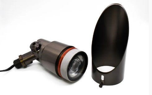 Lumien D9B2-10W-A Brass Down Light, 10 Watts, Dimmable (RGBWW - 2700-5700K), 10-15V, 395 Lumens, w/ 15 Degree, 40 Degree, 60 Degree Beam Spread Lens - Atlantic Lighting