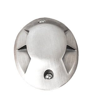 Dauer 489935-S Mariner double-aperture LED deck and dock light in silver