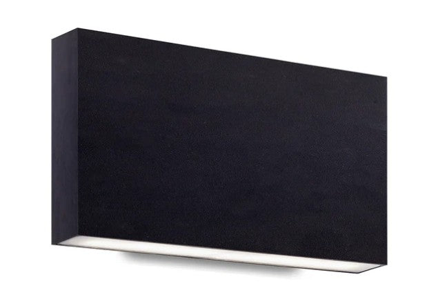 Kuzco AT67010-BK Mica 10-in Black LED All terior Wall - Atlantic Lighting