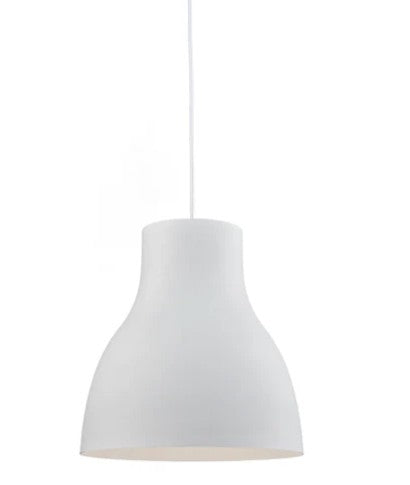 Kuzco 494216-WH Cradle 16-in White 1 Light Pendant - Atlantic Lighting