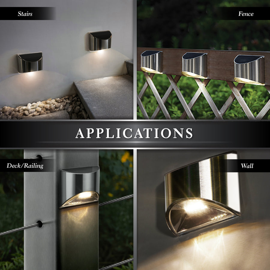Classy Caps DLS900 Stainless Steel Deck & Wall Light - Atlantic Lighting