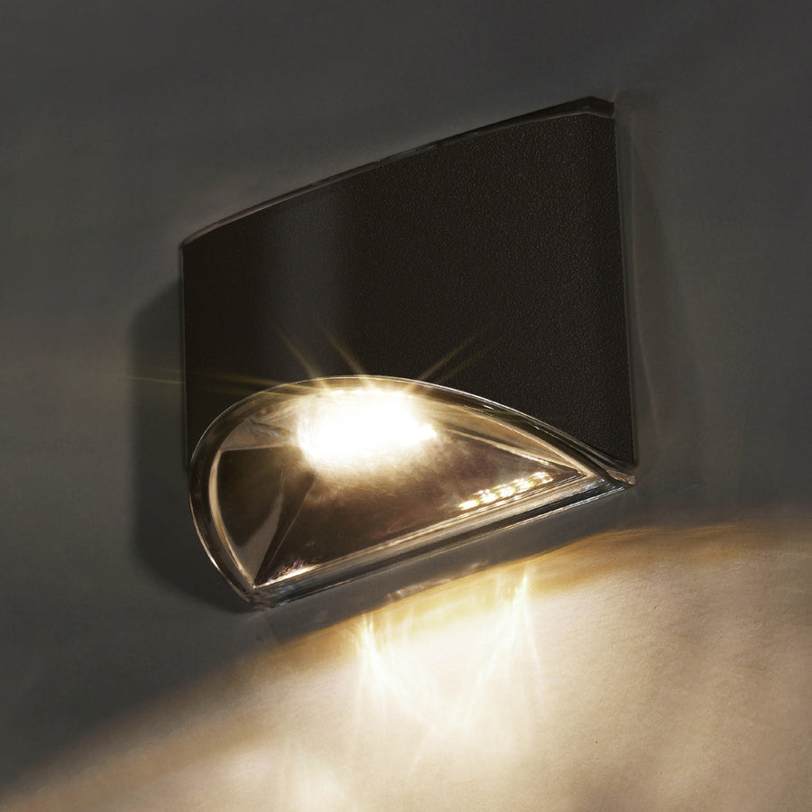 Classy Caps DLS900B Black Deck & Wall Light - Atlantic Lighting