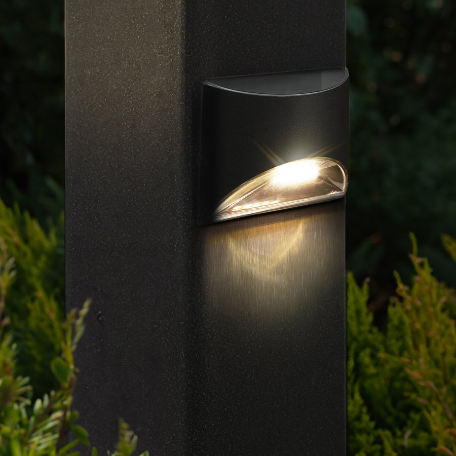 Classy Caps DLS900B Black Deck & Wall Light - Atlantic Lighting