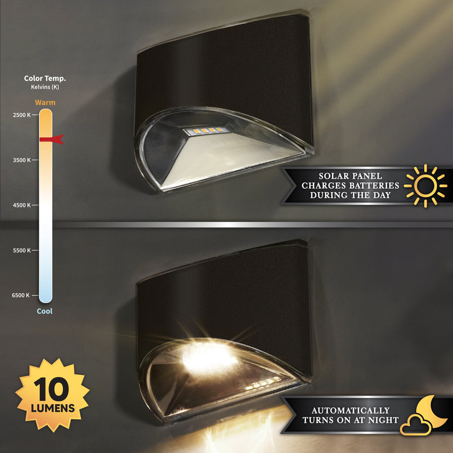 Classy Caps DLS900B Black Deck & Wall Light - Atlantic Lighting