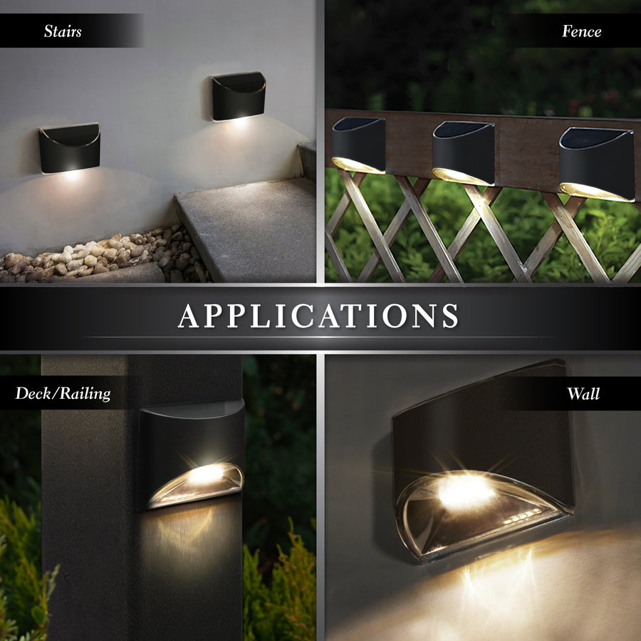 Classy Caps DLS900B Black Deck & Wall Light - Atlantic Lighting