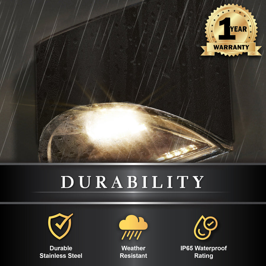 Classy Caps DLS900B Black Deck & Wall Light - Atlantic Lighting