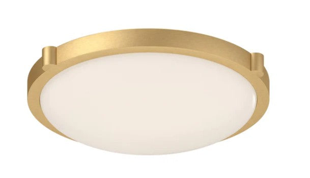 Kuzco 501122BG-LED-5CCT Floyd 17-in Brushed Gold LED Flush Mount - Atlantic Lighting