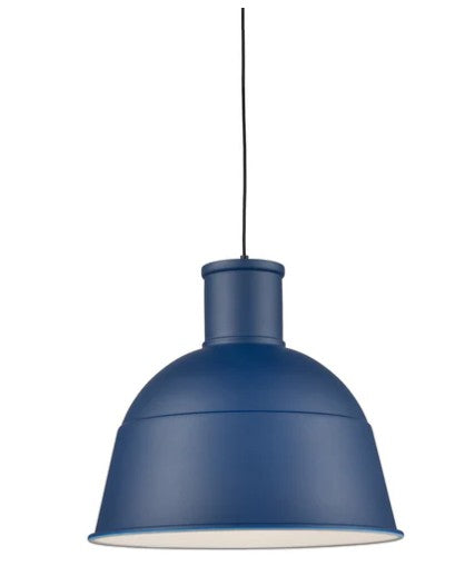 Kuzco 493522-IB Irving 22-in Indigo Blue 1 Light Pendant - Atlantic Lighting