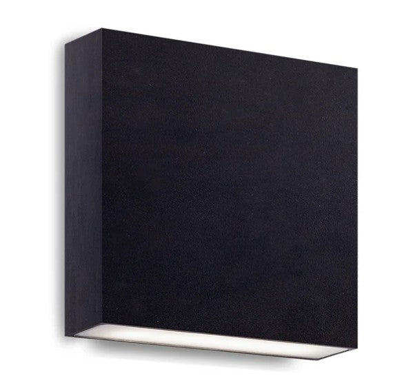 Kuzco AT67006-BK Mica 6-in Black LED All terior Wall - Atlantic Lighting