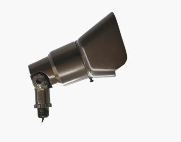 Lumien F6B1-5W-27K-A Brass Flood Light, Modular Light Source, 5W, 375 Lumens, 2700K, w/ : (3) Beam Spread Lens (15 Degree, 40 Degree, 60 Degree) - Atlantic Lighting
