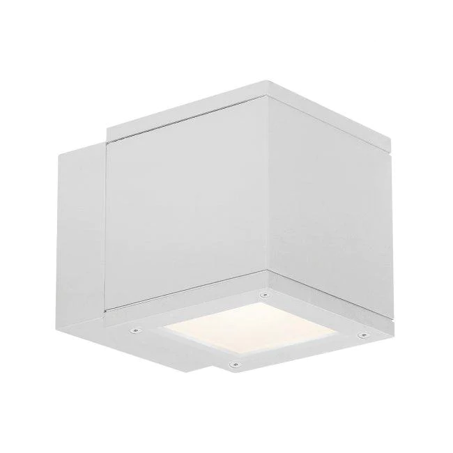 WAC 5" Rubix Double Wall Mount 3000K 2 Light White WS-W2505-WT