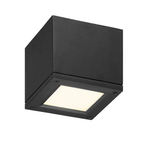 WAC RUBIX OUTDOOR CEILING MOUNT 16W BLACK FM-W2505-BK