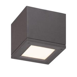 WAC RUBIX OUTDOOR CEILING MOUNT 16W BRONZE FM-W2505-BZ