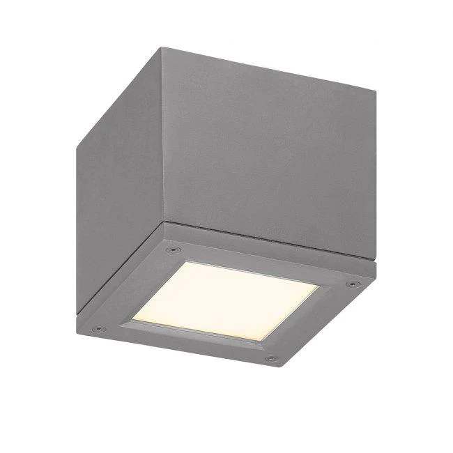 WAC FM-W2505-GH RUBIX OUTDOOR CEILING MOUNT 16W GRAPHITE - Atlantic Lighting