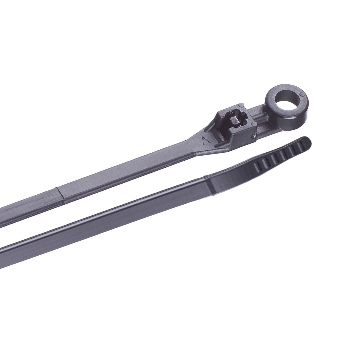 Gardner Bender 48-308UVB black 8-inch UV-resistant mounting cable ties