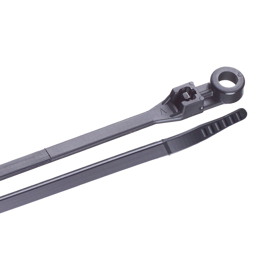 Gardner Bender 48-308UVB black 8-inch UV-resistant mounting cable ties